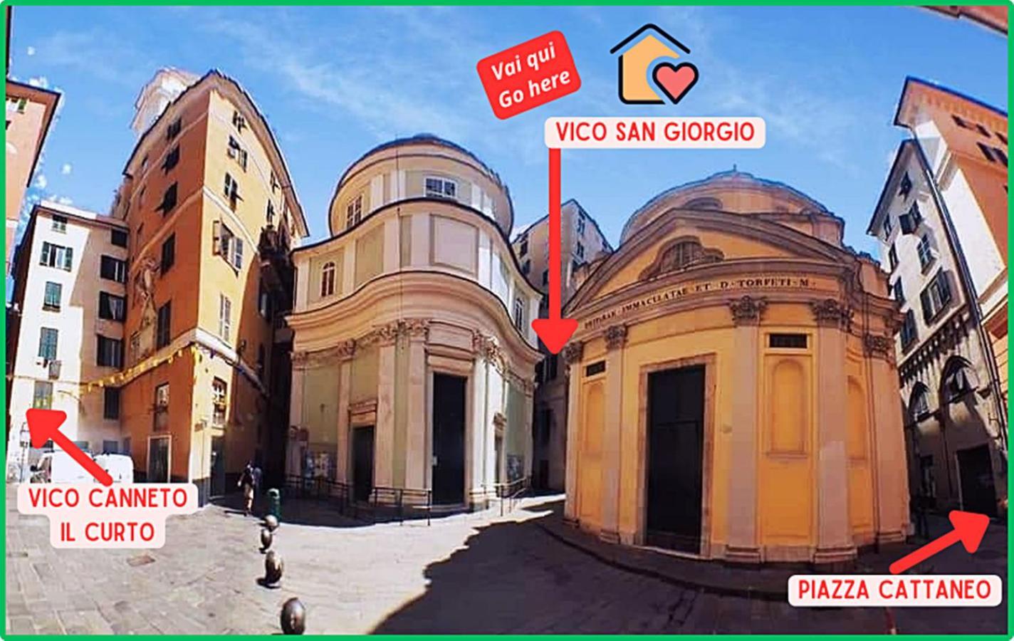 2 Minuti Da Acquario - Casa San Giorgio "Pieno Centro" Apartment Genoa Exterior photo